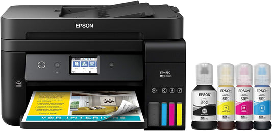 Epson C11CG19201 WorkForce ET-4750 EcoTank All-in-One Printer