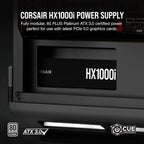 Corsair CP-9020259-NA HX1000i 1000W 80+ Platinum ATX 3.0 PSU