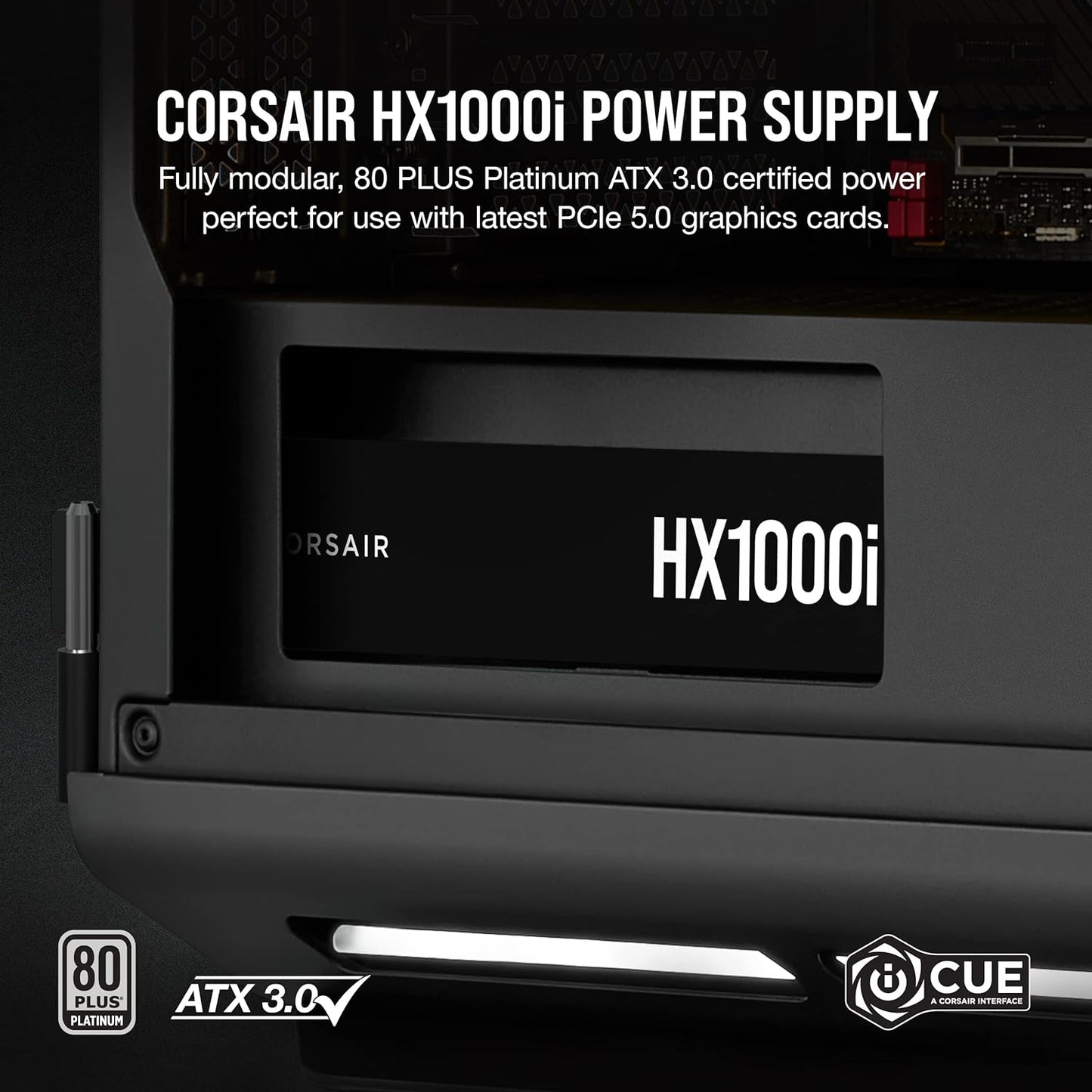 Corsair CP-9020259-NA HX1000i 1000W 80+ Platinum ATX 3.0 PSU