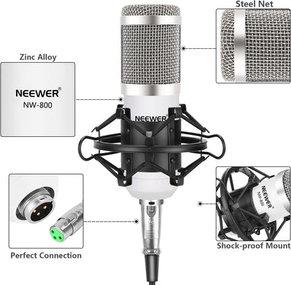 Neewer 40093342 NW-800 Condenser Microphone Kit