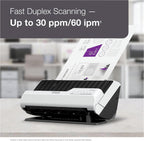 Epson B11B272201 DS-C330 Compact Duplex Desktop Document Scanner