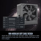 Thermaltake PS-SPW-0500NNFAWU-1 Smart W3 500W Power Supply