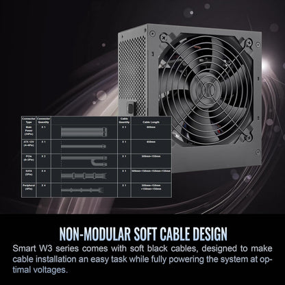 Thermaltake PS-SPW-0500NNFAWU-1 Smart W3 500W Power Supply