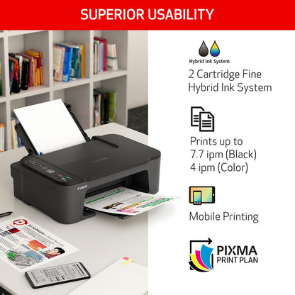 Canon 4977C002 PIXMA TS3520 Wireless All-in-One Printer - Black