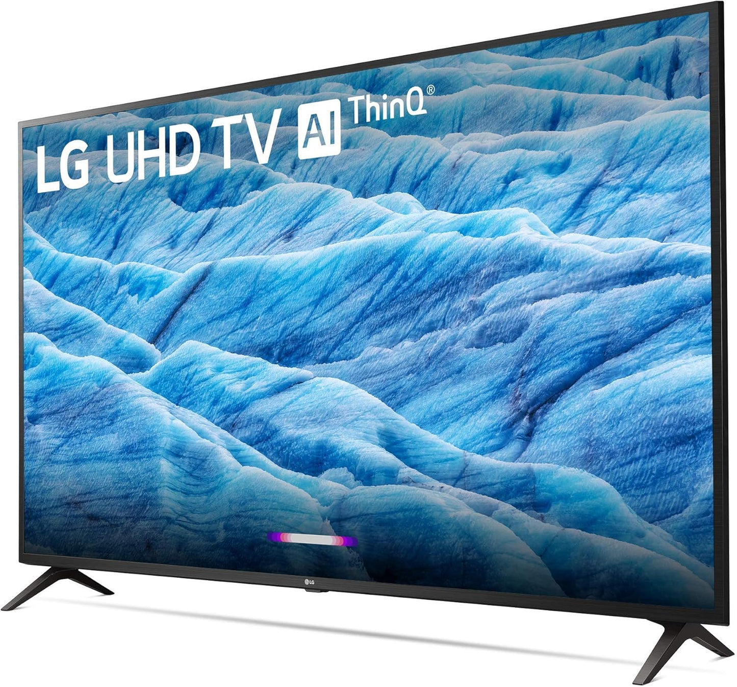 LG 55UM7300 55-Inch 4K UHD Smart TV ThinQ AI (Renewed)