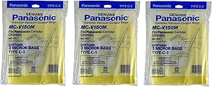 Panasonic FBA_MC-V150M Vacuum Bags C-5 9-Pack