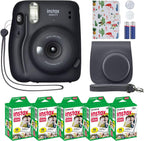 Fujifilm Instax Mini 11 Instant Camera Bundle - Charcoal Gray
