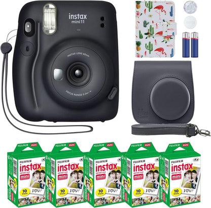 Fujifilm Instax Mini 11 Instant Camera Bundle - Charcoal Gray