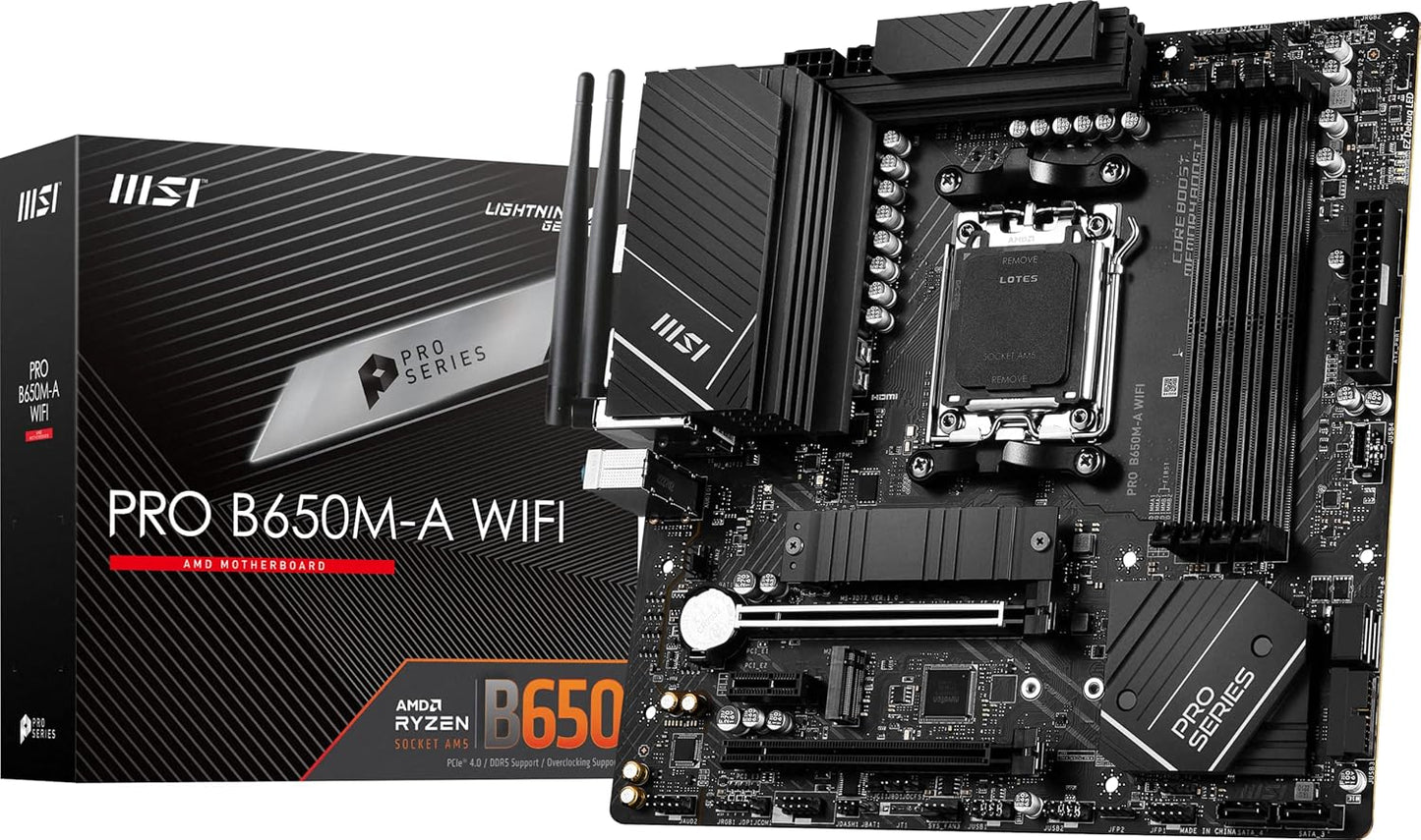MSI B650M-A WIFI ProSeries Motherboard AMD Ryzen AM5