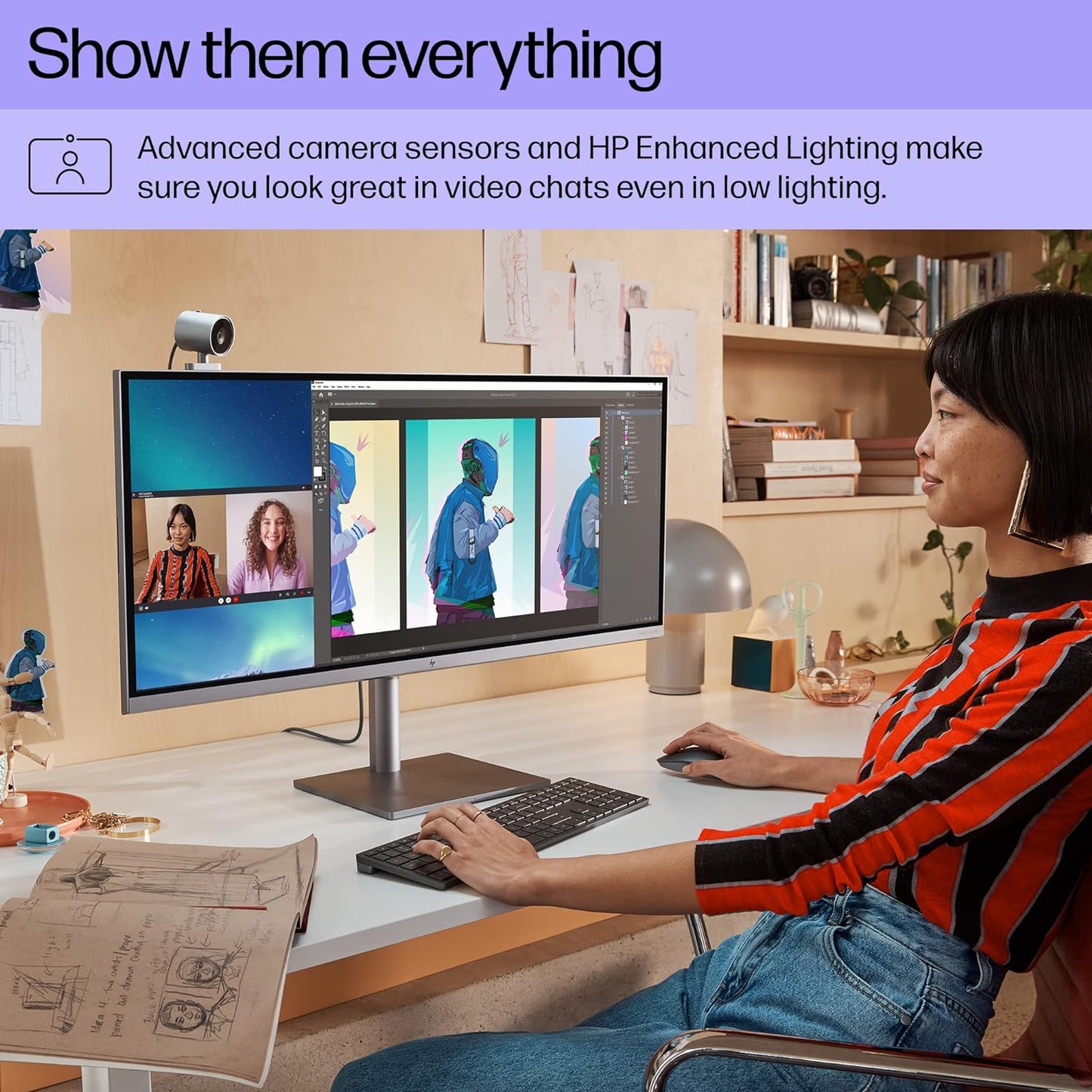 HP 34-c1050 Envy 34" All-in-One i7 RTX 3060 Desktop