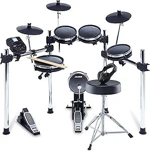 Alesis Drums Surge Mesh Kit Complete Electric Drum Set Bundle