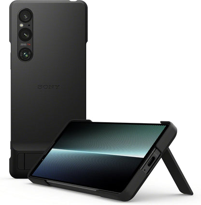 Sony XQZCBDQ/B Official Xperia 1 V Case with Stand - Black