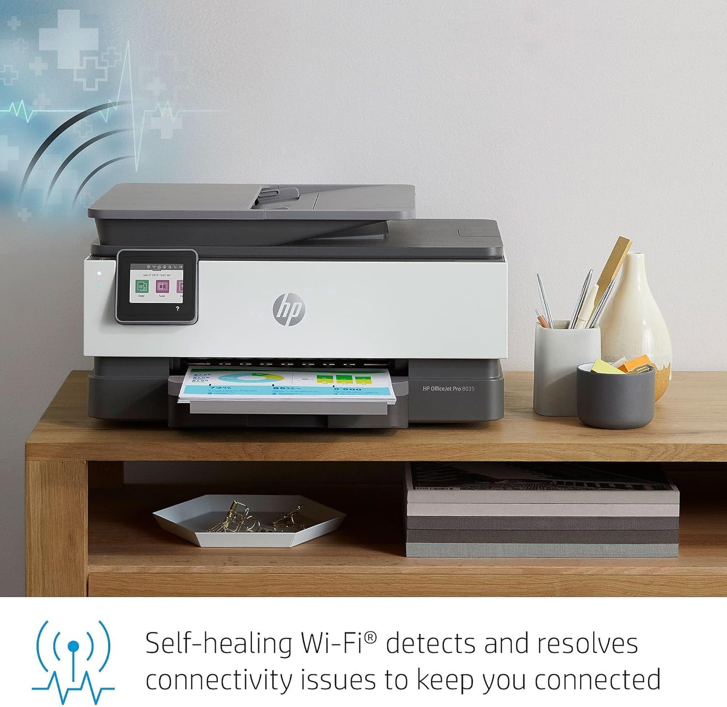 HP 5LJ23A#B1H OfficeJet Pro 8035 Wireless All-in-One Printer