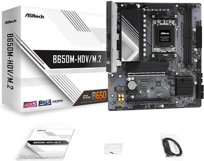 ASRock B650M-HDV/M.2 AM5 Ryzen 7000 Motherboard