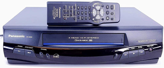 Panasonic PV-8450 VCR VHS Player Recorder Renewed