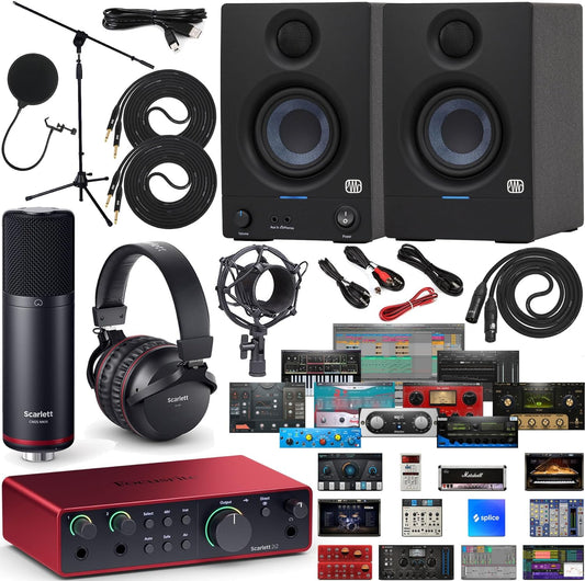 Focusrite Scarlett 2i2 Studio 4th Gen USB Audio Interface Kit