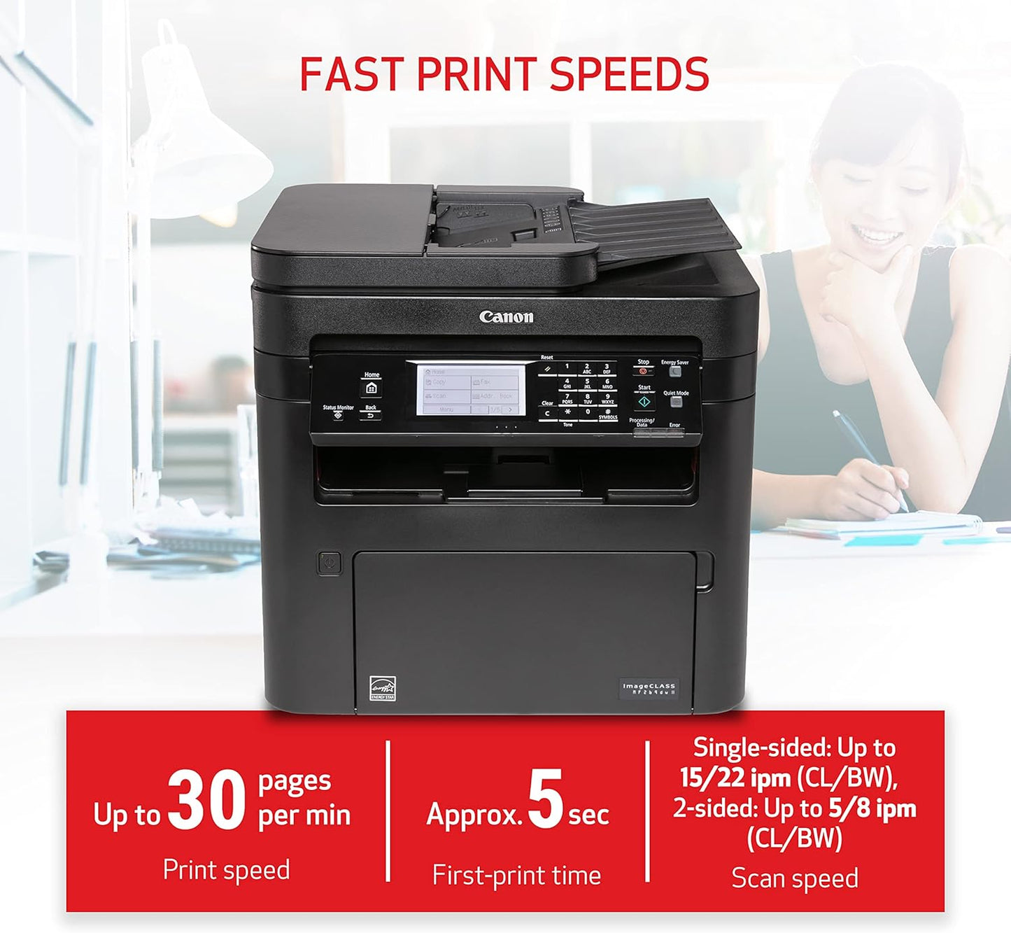 Canon 5938C005 imageCLASS MF269dw II Wireless Laser Printer