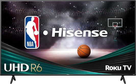 Hisense 65R6G 65-Inch 4K UHD Roku Smart TV (2021) - Renewed