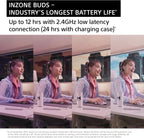 Sony WFG700/B INZONE Buds Wireless Noise Canceling Gaming Earbuds