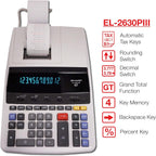 Sharp EL2630PIII Two-Color Printing Calculator