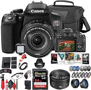Canon EOS Rebel T8i DSLR Camera Bundle (Renewed)