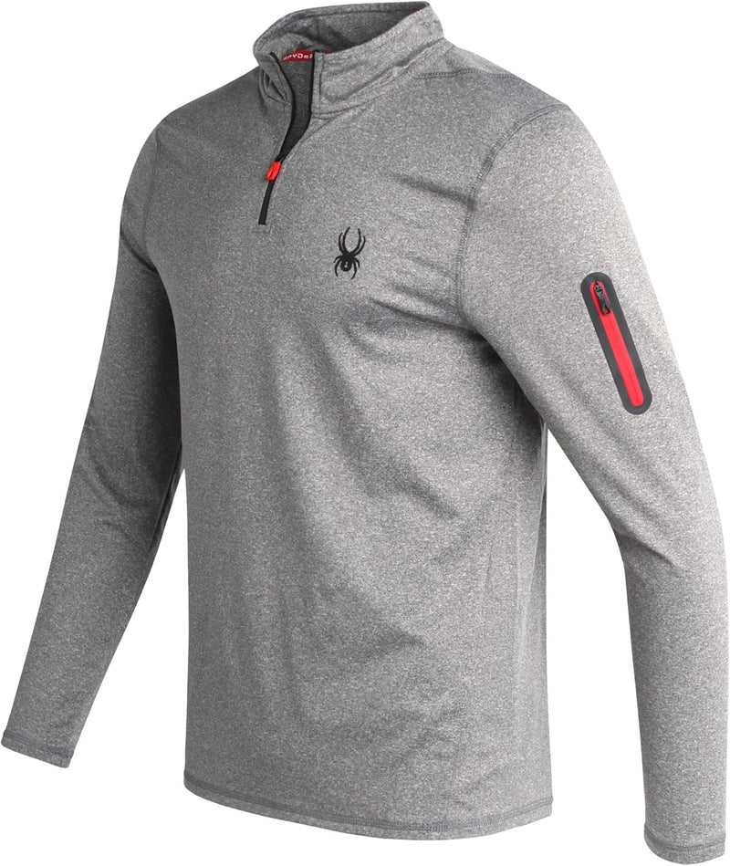 Spyder Active Quarter Zip Pullover Long Sleeve Shirt — main product image