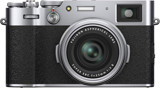 Fujifilm X100V Silver Digital Camera (Renewed)