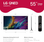 LG 2024 55QNED80T QNED 4K Smart TV with AI Processor