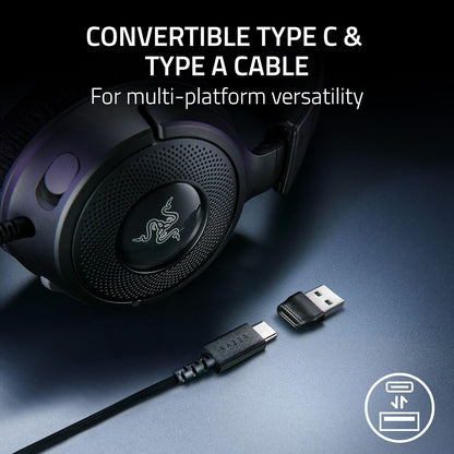 Razer RZ04-05180100-R3U1 Kraken V4 X Wired Gaming Headset