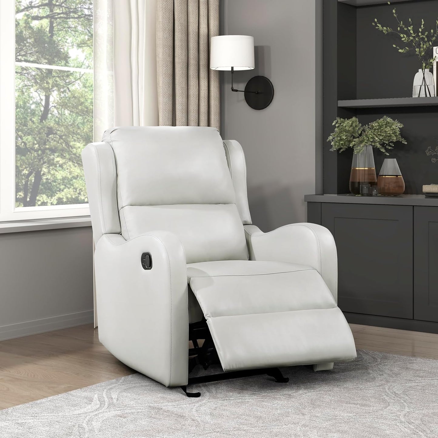 Lexicon 194840244790 Taupe Glider Recliner Chair