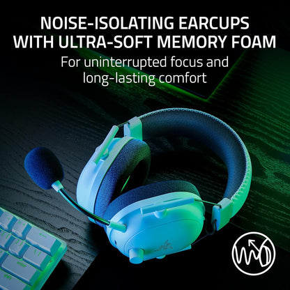 Razer BlackShark V2 Pro 2023 Wireless Gaming Headset - White (Renewed)