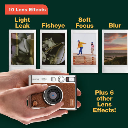 Fujifilm 16812534 Instax Mini EVO Instant Camera - Brown