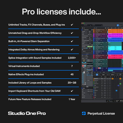 PreSonus Studio One Pro 7 Upgrade License