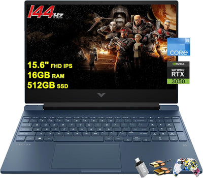 HP Victus 15 Gaming Laptop i5 RTX 3050 144Hz FHD