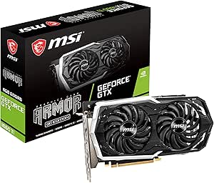 MSI GTX 1660 TI Armor 6G OC Gaming Graphics Card Renewed