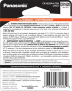 Panasonic CR1620PA/2BL Lithium Coin Cell Batteries 2-Pack
