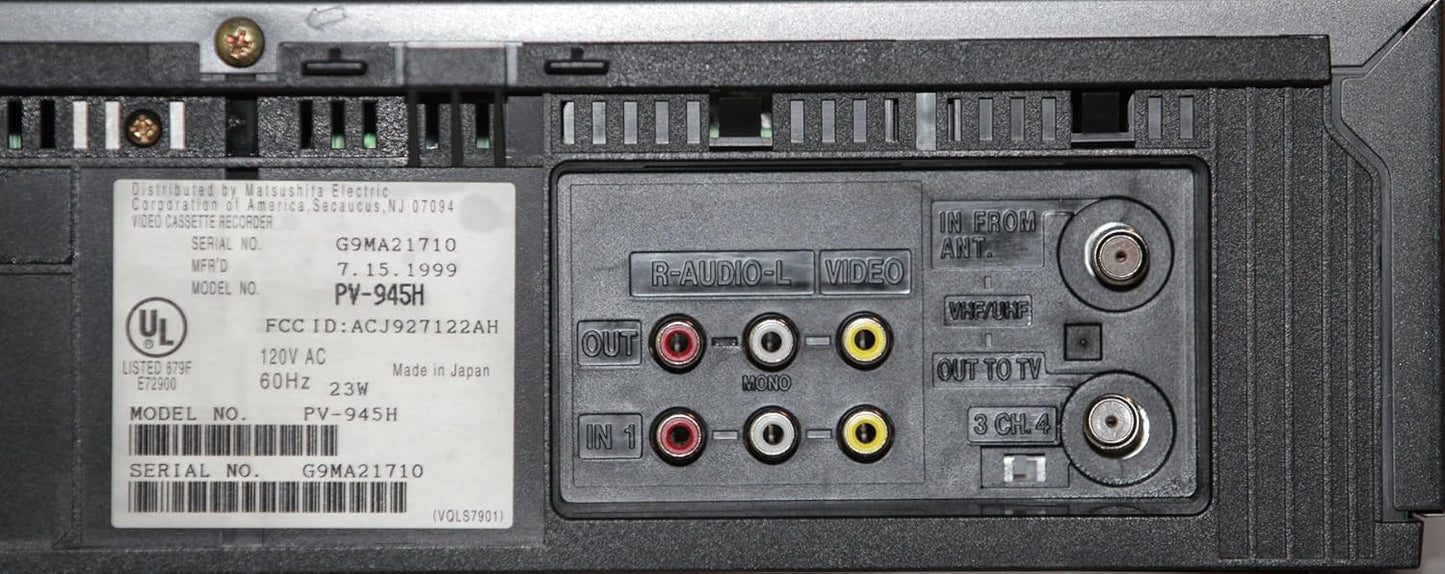 Panasonic PV-945H HiFi Stereo VCR Player