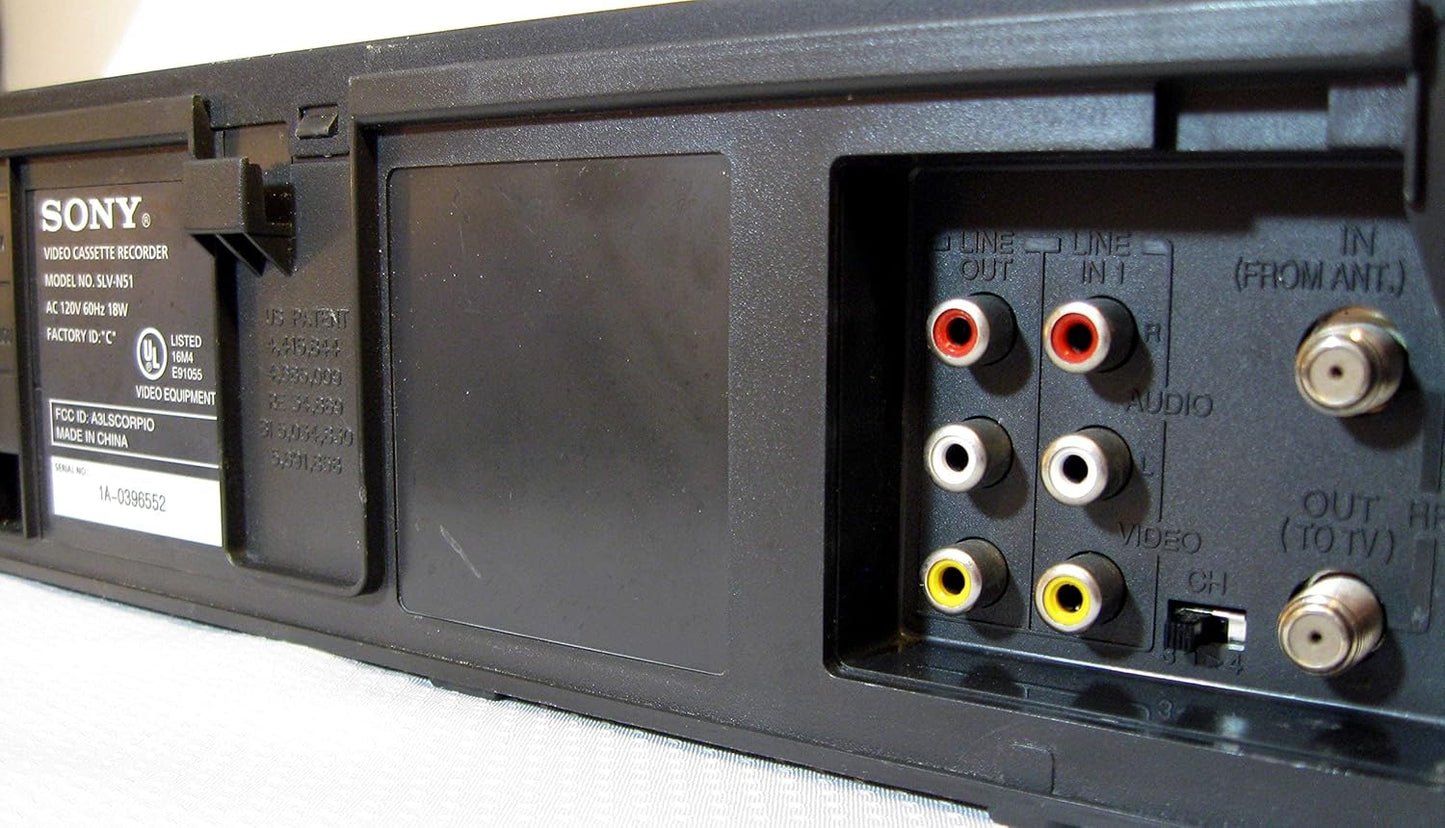 Sony SLV-N51 4-Head Hi-Fi VCR Renewed