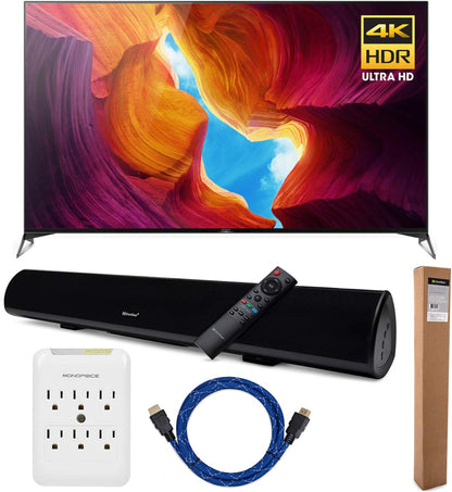 Sony XBR-X950H 65" 4K UHD HDR Smart TV Bundle