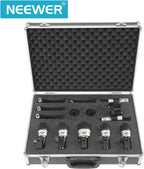 Neewer 40092651 7 Pack Wired Drum Pickups Percussion Mic Kit