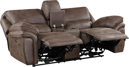 Lexicon Dorritt Power Reclining Living Room Set - Brown