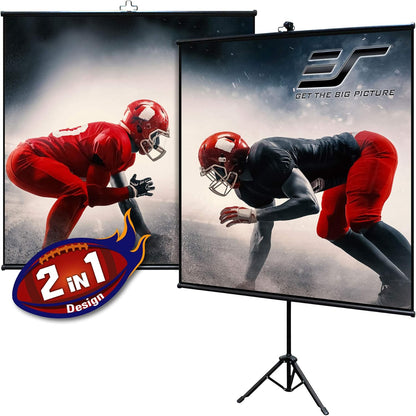 Elite Screens T50SW 50" Tripod Projector Screen - Portable 2-in-1