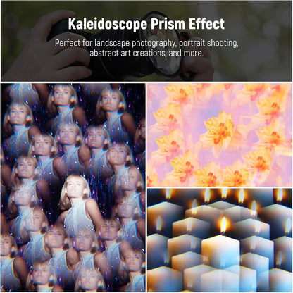 Neewer 10103951 77mm Kaleidoscope Prism Lens Filter