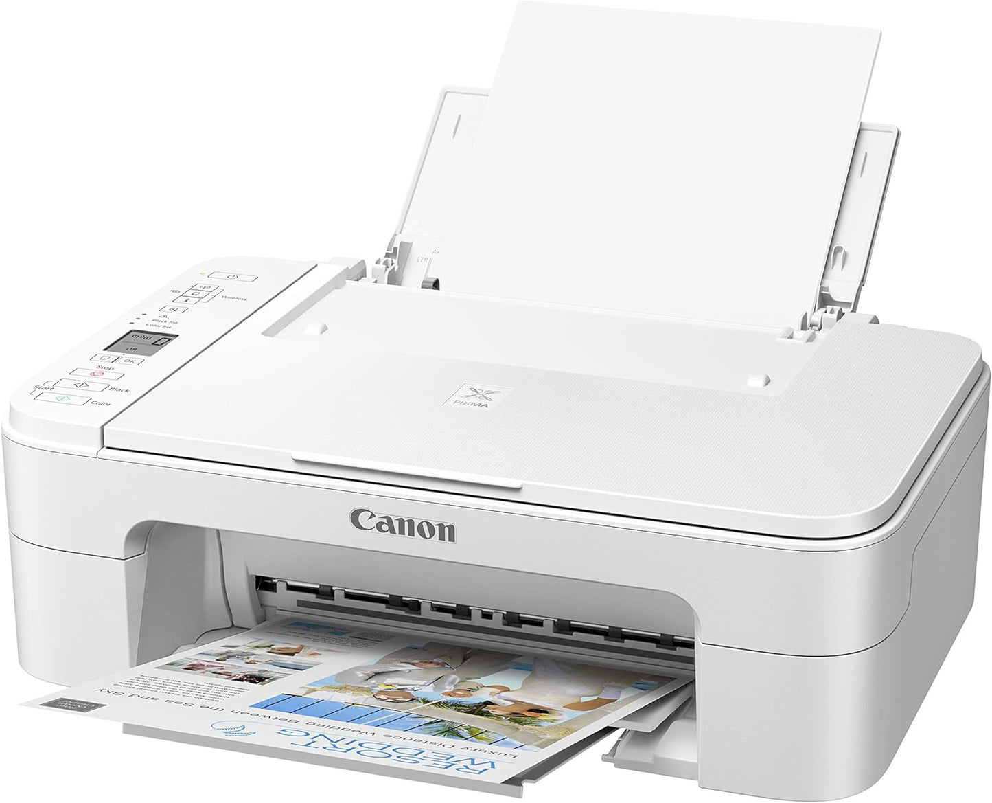 Canon 3771C022 Pixma TS3320 White Wireless Printer Alexa