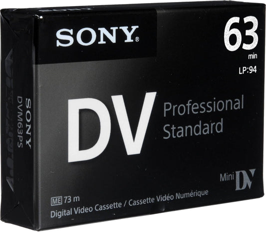 Sony 4331903495 MiniDV Cassettes 63min 10-Pack