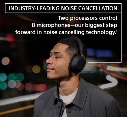 Sony WH1000XM5/L Wireless Noise Canceling Headphones - Blue (Renewed)