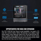Thermaltake CA-1X3-00M1WN-00 View 200 TG ARGB Mid-Tower Case