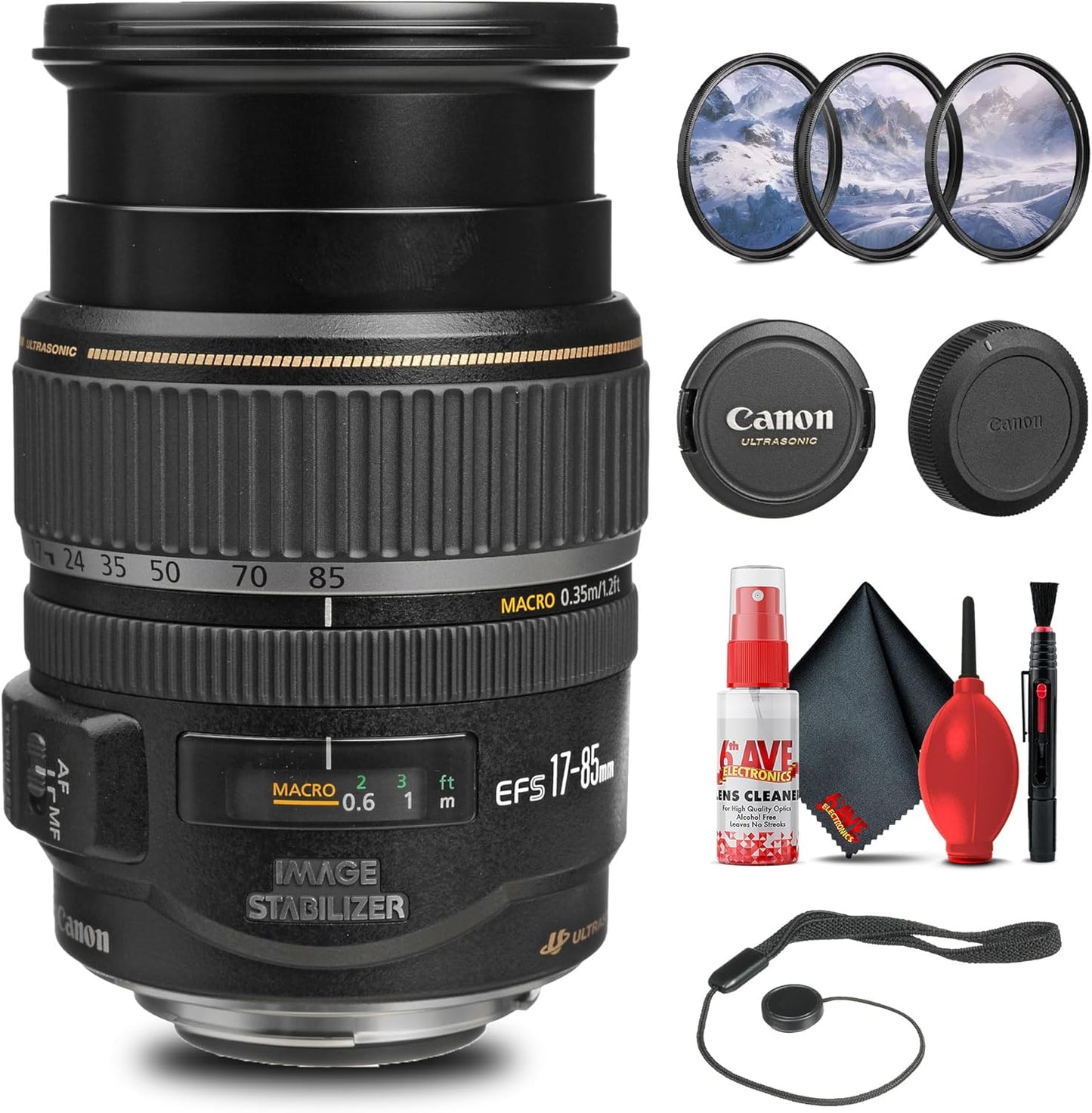 Canon 9517A002 EF-S 17-85mm Lens Renewed Kit