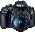Canon EOS Rebel T7 DSLR Camera Bundle - 18-55mm & 75-300mm Lens - Renewed