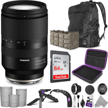 Tamron QM1888 17-70mm Sony E Lens Bundle - f/2.8